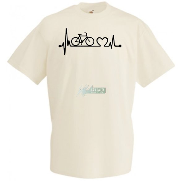 Kerékpáros EKG -B férfi rövid ujjú póló