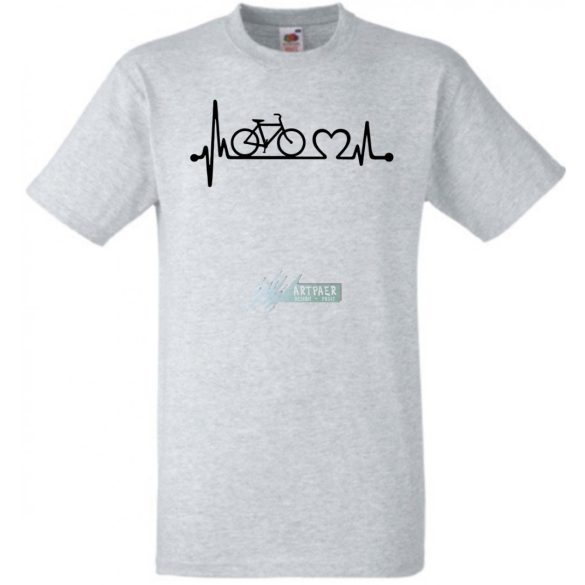 Kerékpáros EKG -B férfi rövid ujjú póló