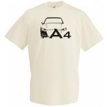 Auto fan A4 férfi rövid ujjú póló
