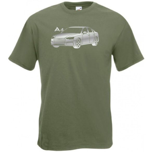 Auto fan A4 férfi rövid ujjú póló