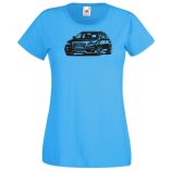 Auto fan Audi A4 női rövid ujjú póló