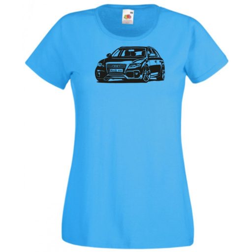 Auto fan Audi A4 női rövid ujjú póló