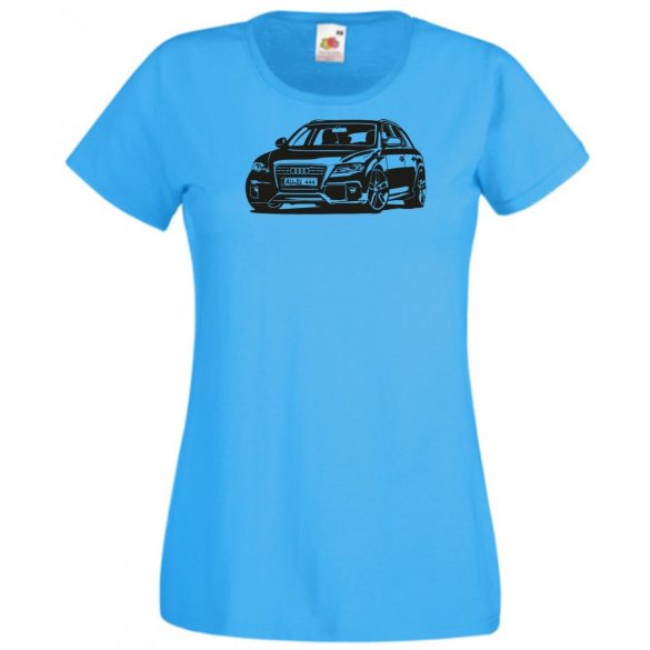 Auto fan Audi A4 női rövid ujjú póló