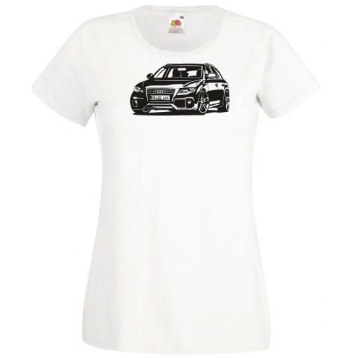 Auto fan Audi A4 női rövid ujjú póló