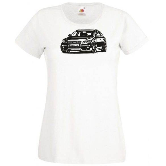 Auto fan Audi A4 női rövid ujjú póló
