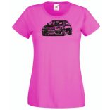 Auto fan Audi A4 női rövid ujjú póló