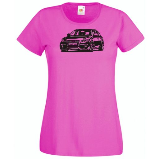 Auto fan Audi A4 női rövid ujjú póló