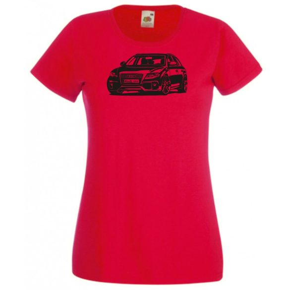 Auto fan Audi A4 női rövid ujjú póló