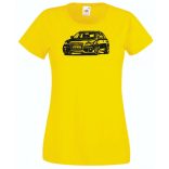 Auto fan Audi A4 női rövid ujjú póló