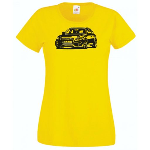 Auto fan Audi A4 női rövid ujjú póló