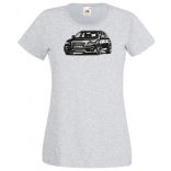 Auto fan Audi A4 női rövid ujjú póló