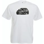 Auto fan Audi A4 -D férfi rövid ujjú póló