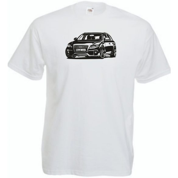 Auto fan Audi A4 -D férfi rövid ujjú póló