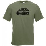 Auto fan Audi A4 -D férfi rövid ujjú póló