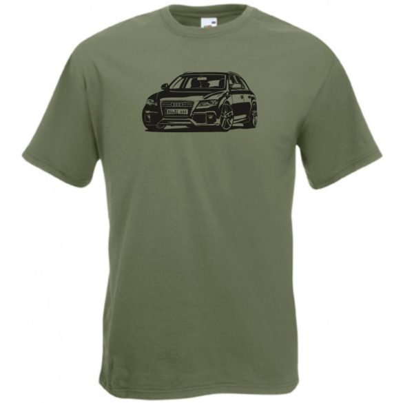 Auto fan Audi A4 -D férfi rövid ujjú póló