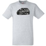 Auto fan Audi A4 -D férfi rövid ujjú póló