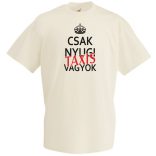 Csak nyugi Taxis vagyok férfi rövid ujjú póló