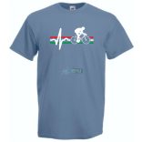 Magyar Kerékpáros férfi rövid ujjú póló