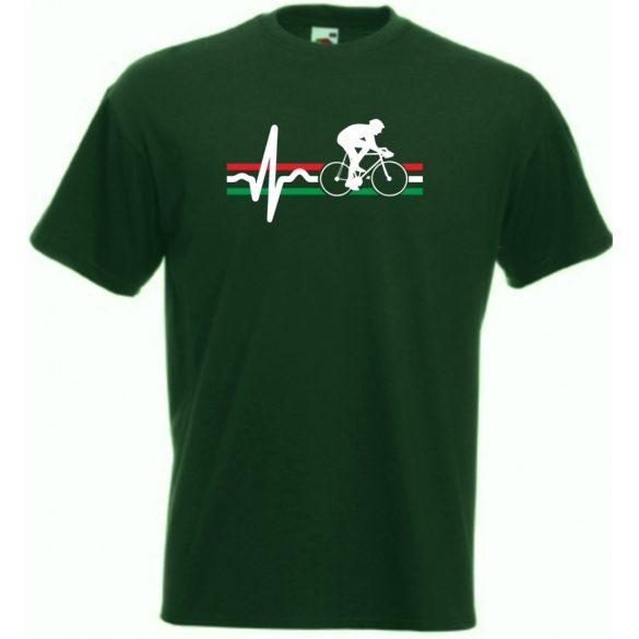 Magyar Kerékpáros férfi rövid ujjú póló