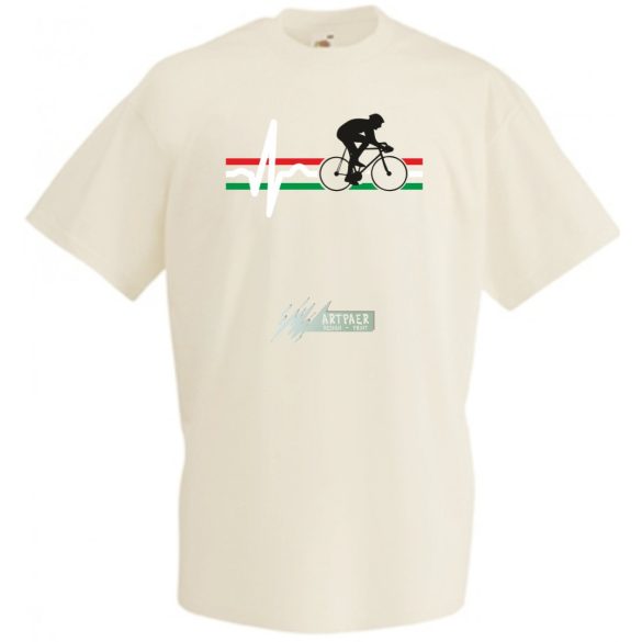 Magyar Kerékpáros férfi rövid ujjú póló