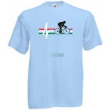 Magyar Kerékpáros férfi rövid ujjú póló