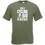 Kerékpáros Apa vagyok férfi rövid ujjú póló