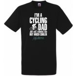Kerékpáros Apa vagyok férfi rövid ujjú póló
