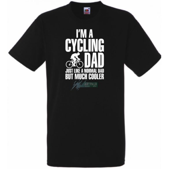 Kerékpáros Apa vagyok férfi rövid ujjú póló