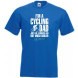 Kerékpáros Apa vagyok férfi rövid ujjú póló