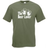 The Beer Lover Godfather Parody férfi rövid ujjú póló
