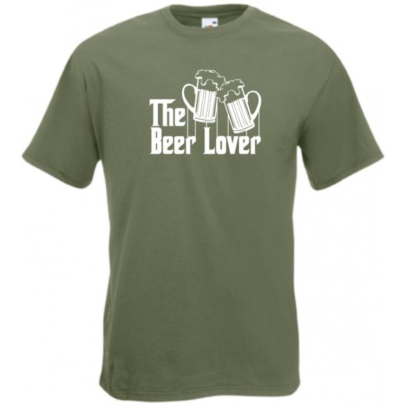 The Beer Lover Godfather Parody férfi rövid ujjú póló