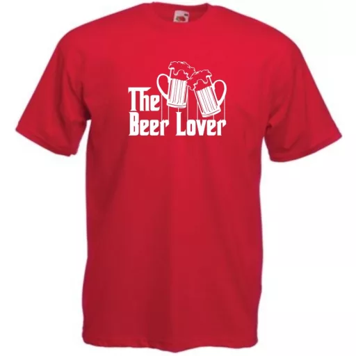 The Beer Lover Godfather Parody férfi rövid ujjú póló