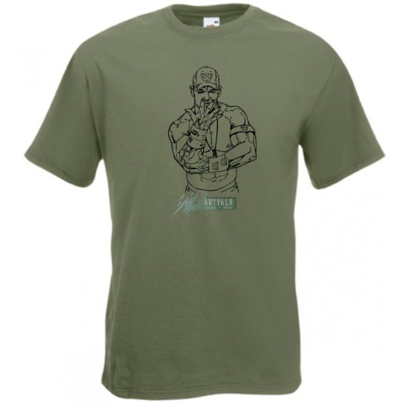 Pankrátor John Cena -B férfi rövid ujjú póló