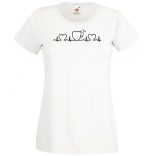 Doctor EKG -A női rövid ujjú póló