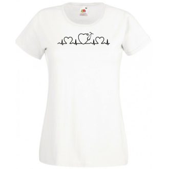 Doctor EKG -A női rövid ujjú póló