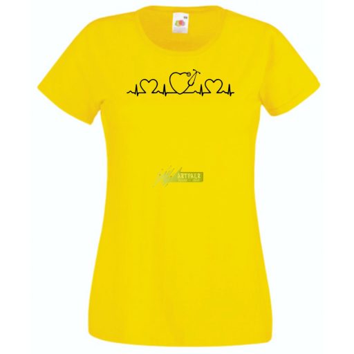 Doctor EKG -A női rövid ujjú póló