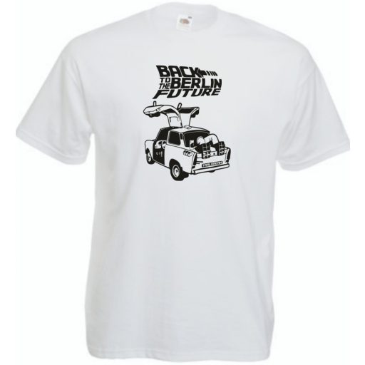 Trabant Humor Tra-lorean - Back ... Future gyerek rövid ujjú póló