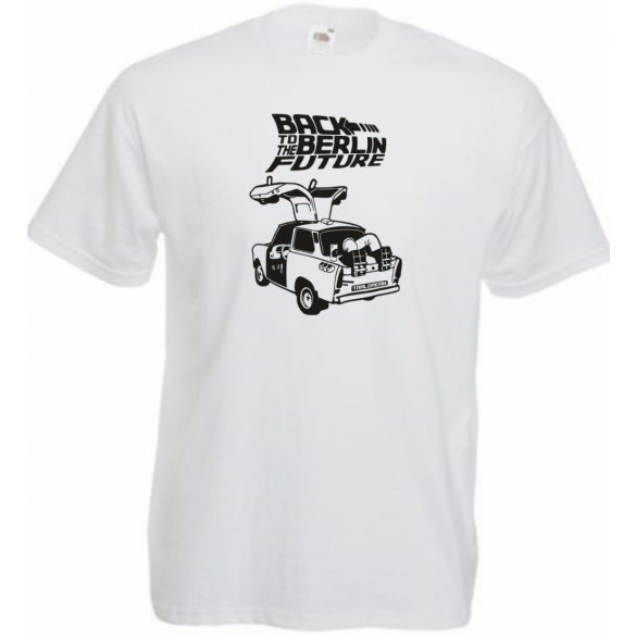 Trabant Humor Tra-lorean - Back ... Future gyerek rövid ujjú póló
