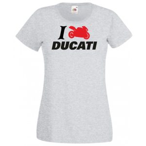 I Love Ducati női rövid ujjú póló