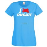 I Love Ducati női rövid ujjú póló