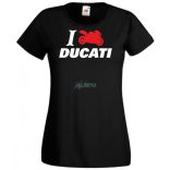 I Love Ducati női rövid ujjú póló