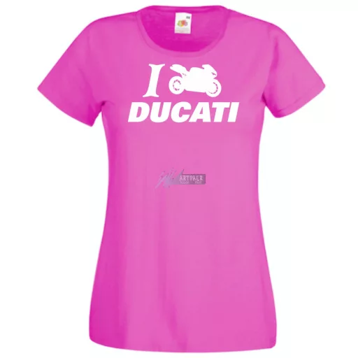 I Love Ducati női rövid ujjú póló
