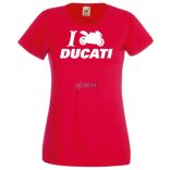 I Love Ducati női rövid ujjú póló