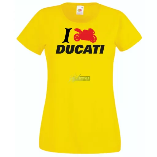 I Love Ducati női rövid ujjú póló