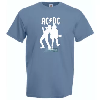 Retro zene fan AC DC -A minima férfi rövid ujjú póló