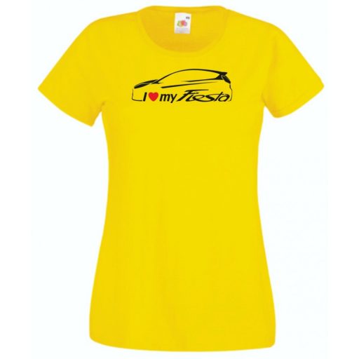 I Love My Fiesta női rövid ujjú póló