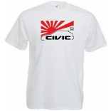 Auto fan Honda Civic férfi rövid ujjú póló
