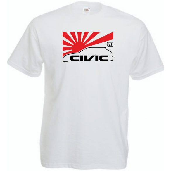 Auto fan Honda Civic férfi rövid ujjú póló