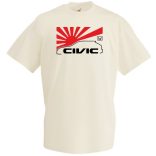 Auto fan Honda Civic férfi rövid ujjú póló