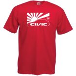 Auto fan Honda Civic férfi rövid ujjú póló